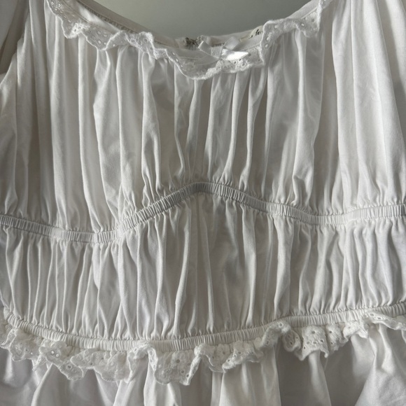 For Love and Lemons Jackson Puff Sleeve
Crop Top white size XL - Picture 8 of 12